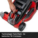EINHELL – GE-CM 43 Li M Kit (2×4.0Ah) Cordless lawn mower 43 cm 600m² - Image 9