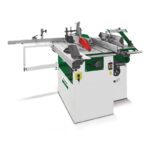 HOLZSTAR – UMK 5-250 – Máquina combinada monofásica para trabalhar madeira com 5 operações e carro de canelagem de 1300 mm