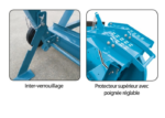 LEMAN – LOSAB601LC Log Saw Ø 600mm – 3500 W – 4.7 HP – Cutting Ø: 210 mm + Anti-kickback alternating Z40 carbide blade - Image 2