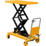 Mesa elevatória móvel de tesoura dupla, 800 kg, 1500 mm