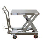 Mesa elevatória móvel em aço inoxidável com capacidade para 450 kg - Image 2