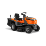 Cortador de relva com assento HUSQVARNA TC 114 com saco de recolha, 12,2 CV – 95 cm