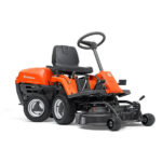 Cortador de relva com assento HUSQVARNA R 112C5 com plataforma de corte de 11,4 CV – 85 cm