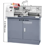Cormak Tytan 500 Vario 230V universal lathe with base