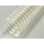Mangueira de sucção industrial flexível PU7, diâmetro 100 mm