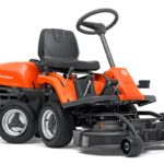 Cortador de relva com assento Husqvarna R 112C com plataforma de corte de 11,4 CV – 85 cm
