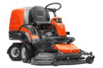 Cortador de relva com assento Husqvarna RC 318T com saco de recolha de 300 L, sem plataforma