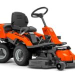 Cortador de relva com assento Husqvarna R 214C com plataforma de corte de 94 cm – 11,4 CV
