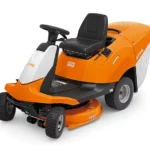 Trator de relva Stihl RT 4082 da série Rider 4 – largura de corte de 80 cm, com cesto de recolha, transmissão hidrostática
