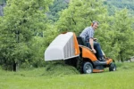 Trator de relva Stihl RT 4082 da série Rider 4 – largura de corte de 80 cm, com cesto de recolha, transmissão hidrostática - Image 4