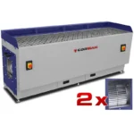 CORMAK – DT2000M Mesa de sucção para peças de madeira e metal – 2 x 1000 W (S6) 230 V