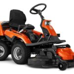 Cortador de relva com assento Husqvarna Rider 216T AWD sem plataforma de corte
